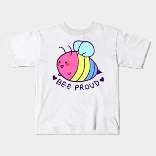 BEE proud: pansexual flag Kids T-Shirt